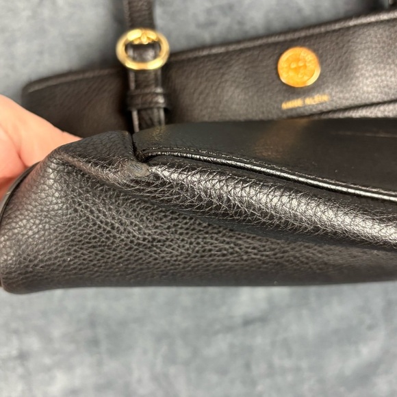 Anne Klein Black Tote Bag with Structured Design - Picture 7 of 15